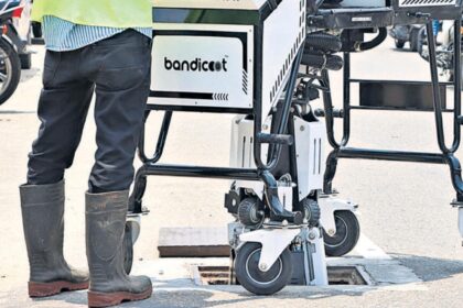 The Bandicoot Robot Being Used To Clean A Manhole 1695579467342.jpg