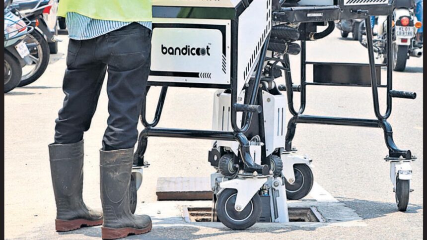 The Bandicoot Robot Being Used To Clean A Manhole 1695579467342.jpg