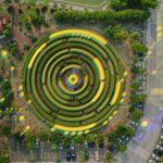 Ey Aerial View Of A Circular Garden Maze And Green Pavilion 17112023.jpg